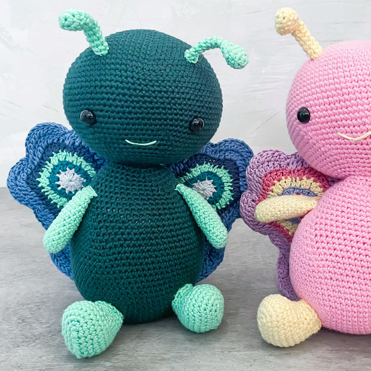 Sage Butterfly - teal (teddy bear)
