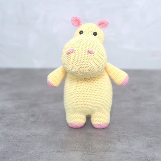 Hippo - yellow (soft toy)