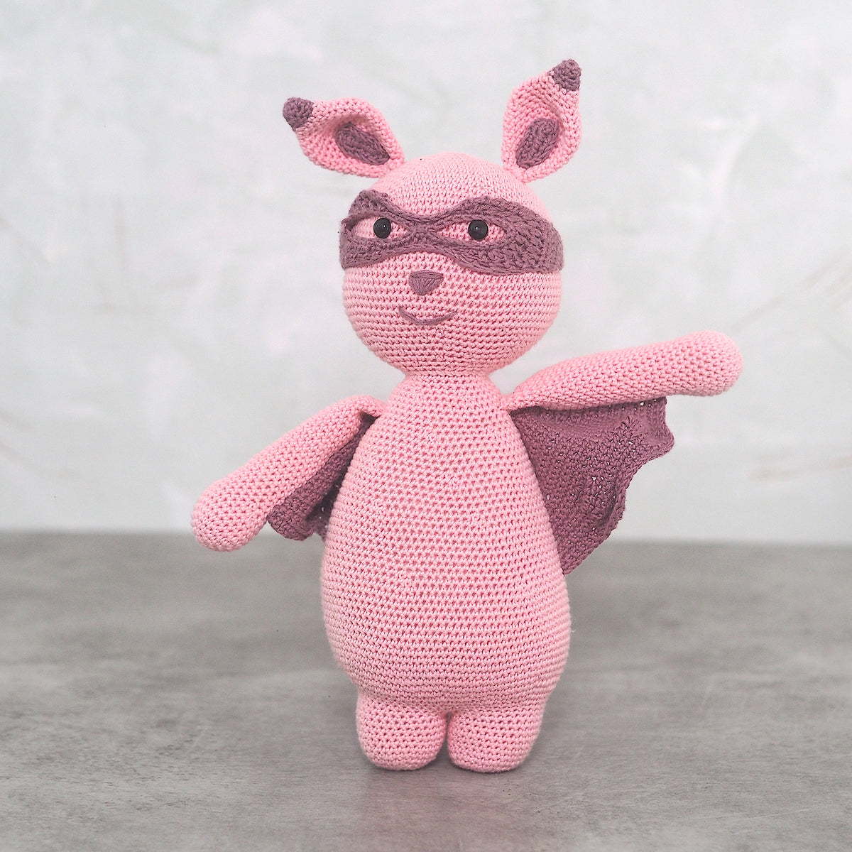 SuperBat - pink (teddy bear)