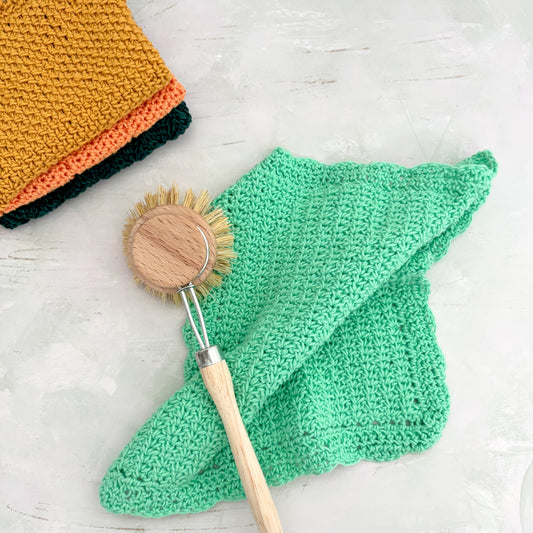 Tangled dishcloth